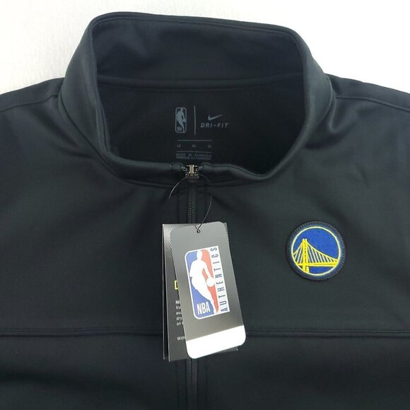 Golden State Warriors Jacket NBA Authentics Nike Dry Full Zip Large Tall NWT - Picture 10 of 11